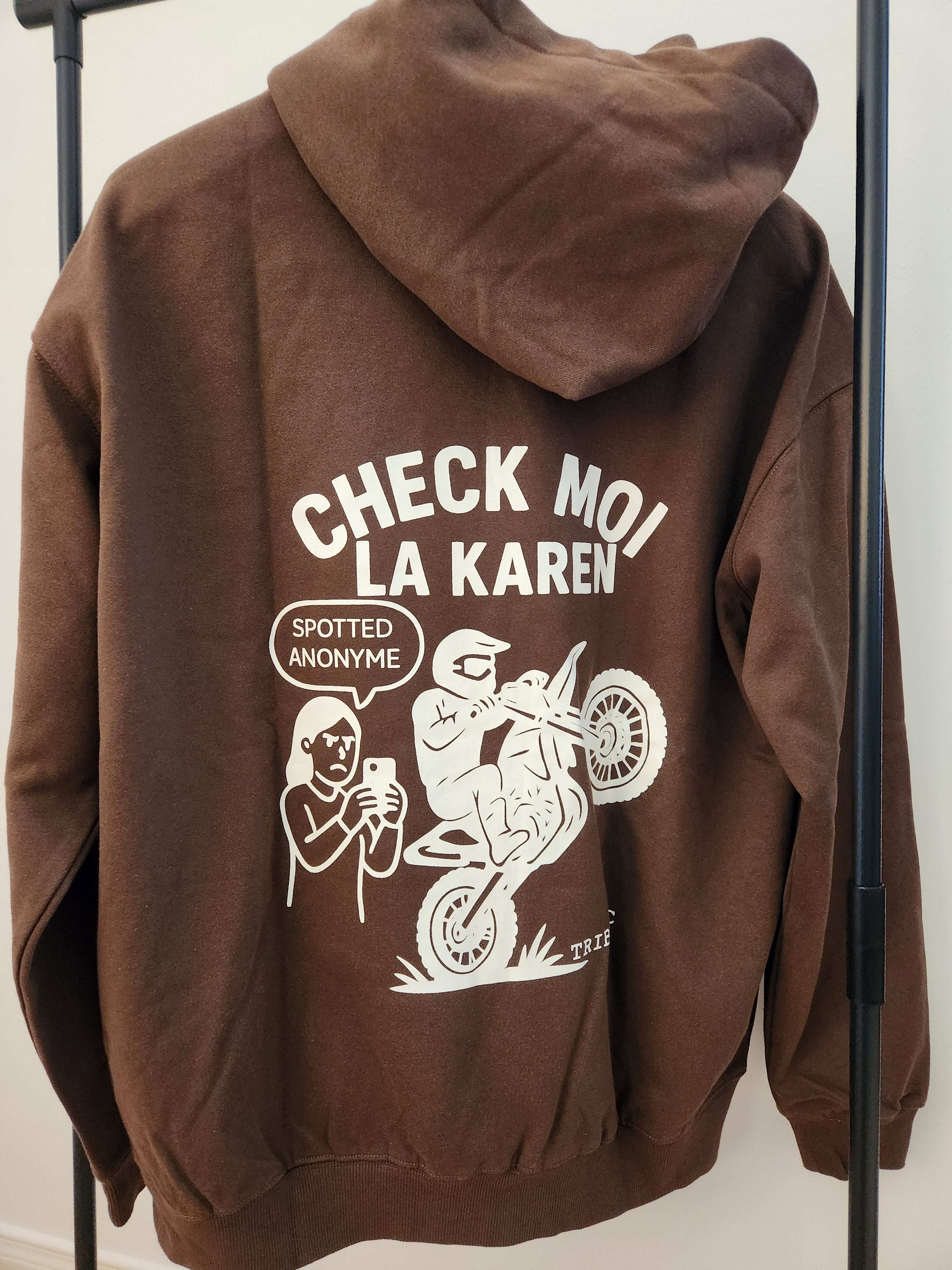 Hoodies CHECK MOI LA KAREN