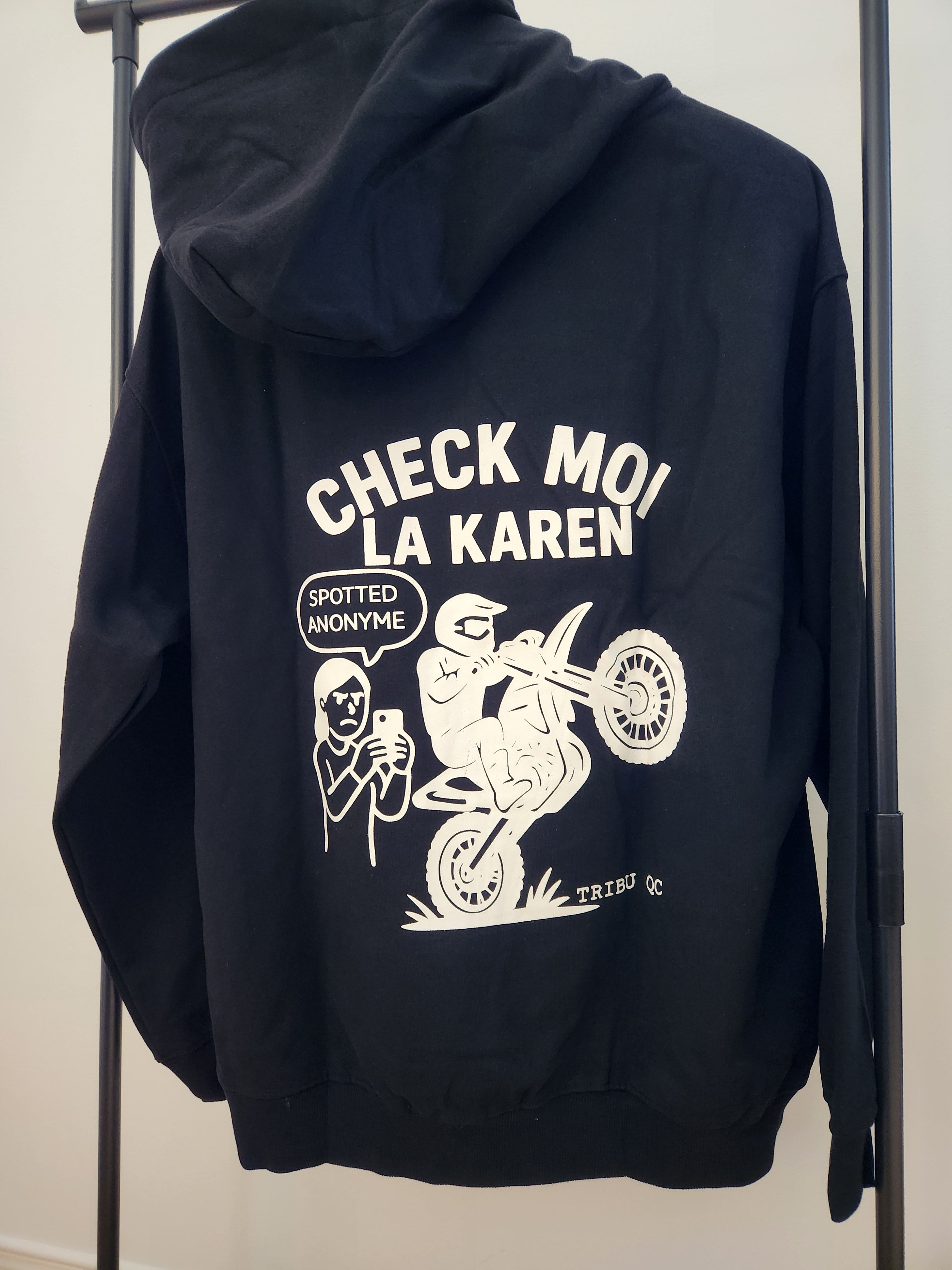 Hoodies CHECK MOI LA KAREN